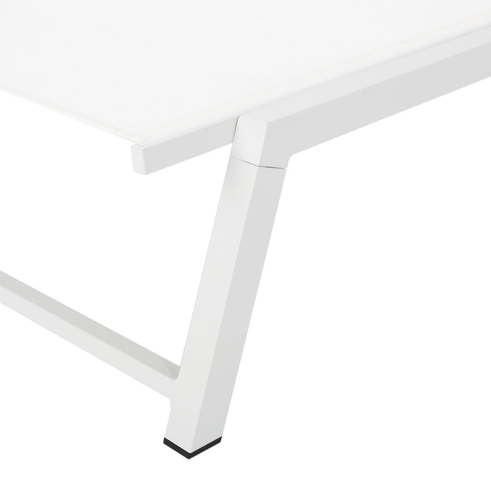 Myers - Modern Chaise Lounge Set With Adjustable Mesh Back