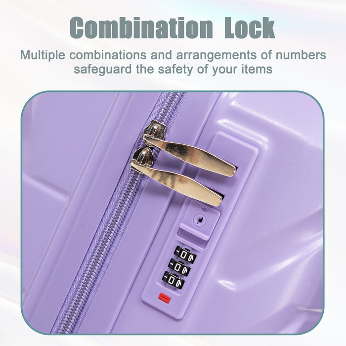 Spinner Luggage Set & Combination Lock