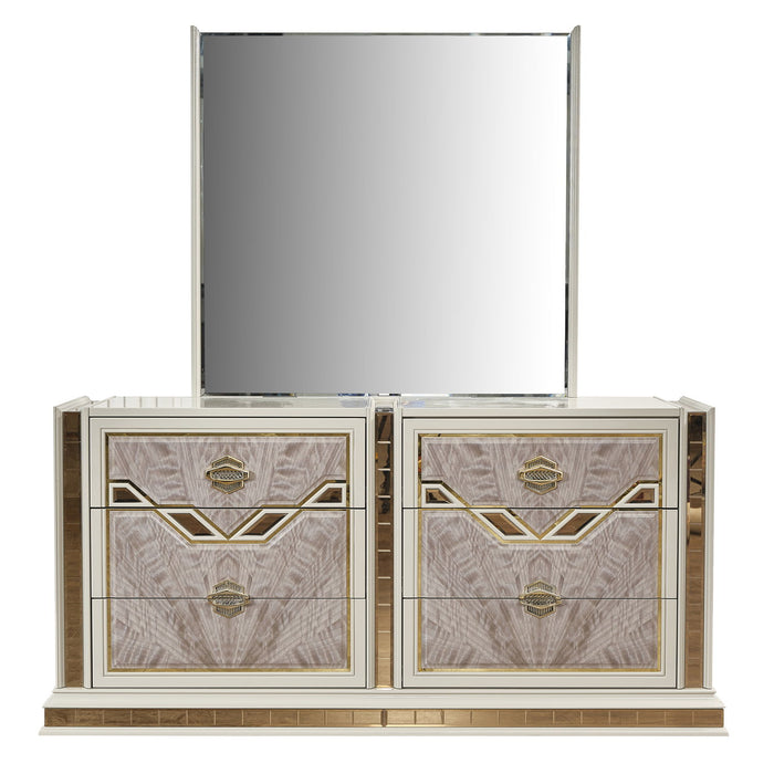 Omari - 6 Drawer Dresser - Beige