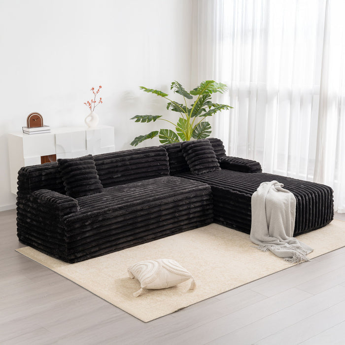 Cloud Sectional Sofa Upholstered Couch Free Combined Sofa