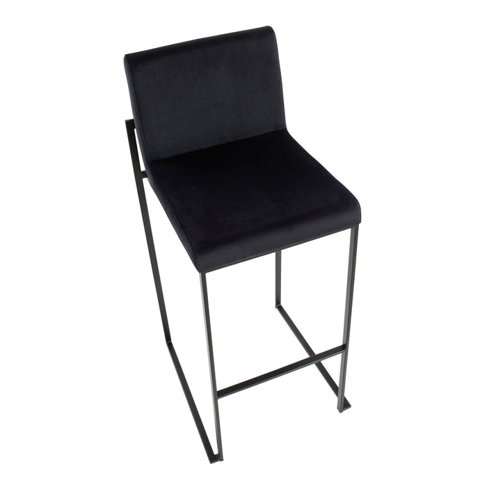 Fuji - Contemporary High Back Barstool Elegant Design