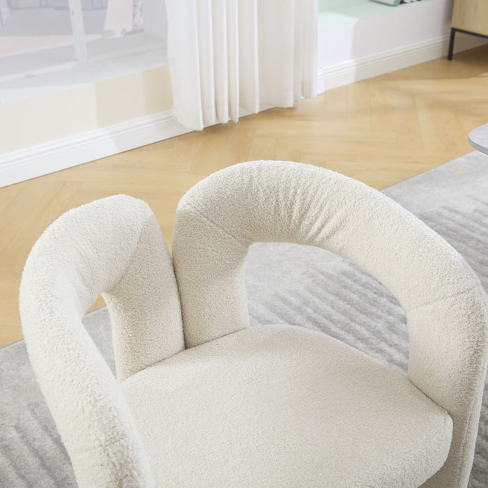 Coolmore Contemporary Designed Accent / Dining Chair With Armrests