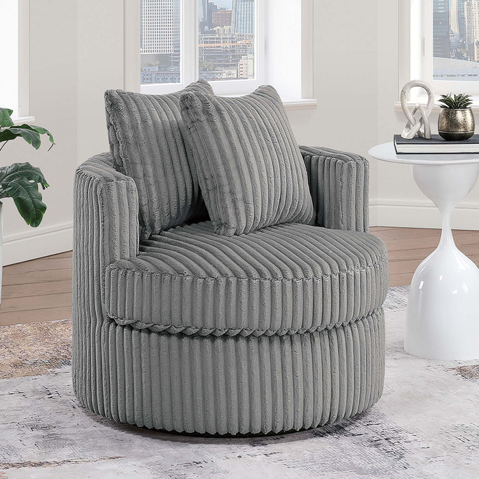 Swivel Upholstered Accent Chair For Living Room