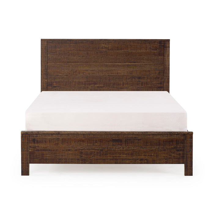 Albany - Bed Frame With Headboard, Heavy Duty Modern Rustic Design