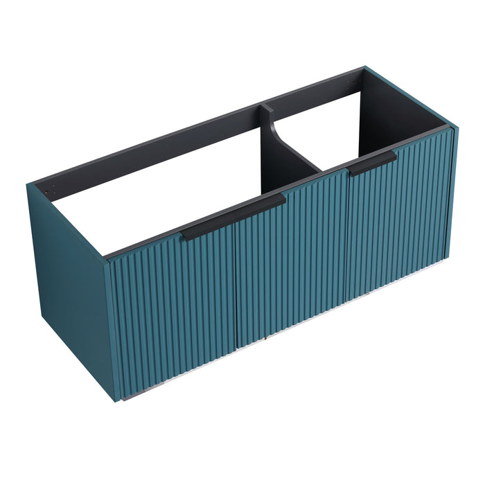 Contemporary Wall Mounted Bathroom Vanity With Soft Close Doors