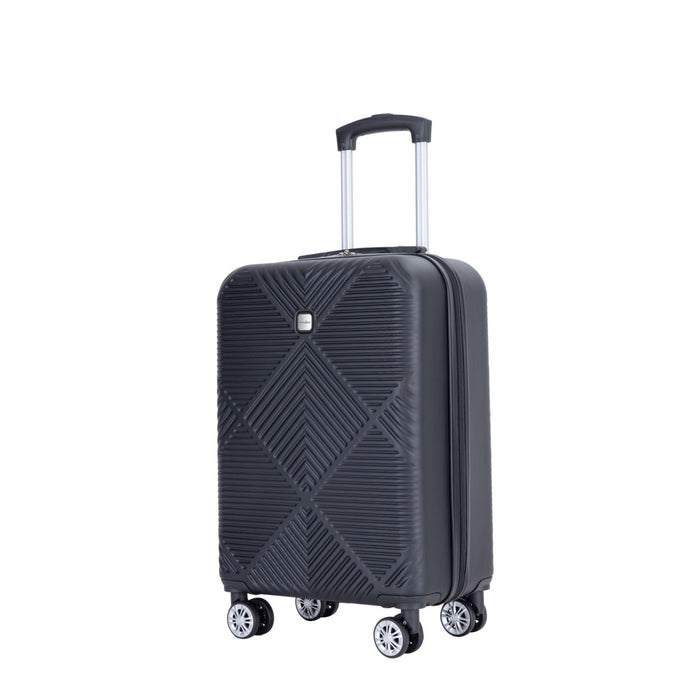 4 Piece Lightweight Suitcase, Makeup Box, Aircraft Wheels