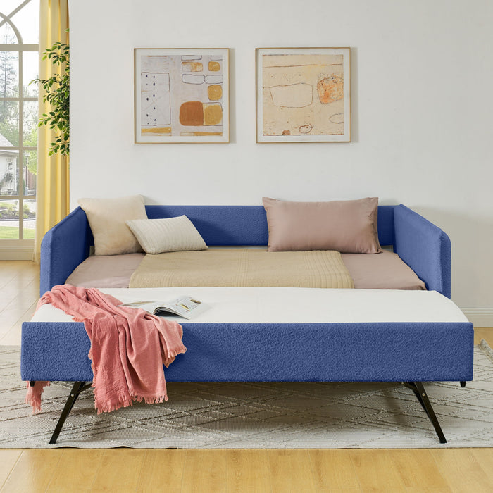 Upholstered Daybed With Pop Up Trundle