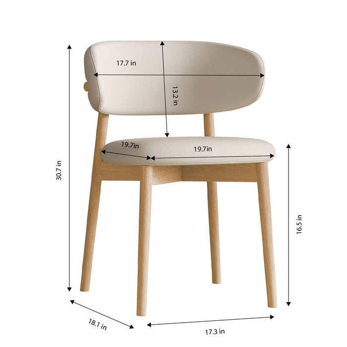 Mid-Century Modern Dining Chair (Set of 2)