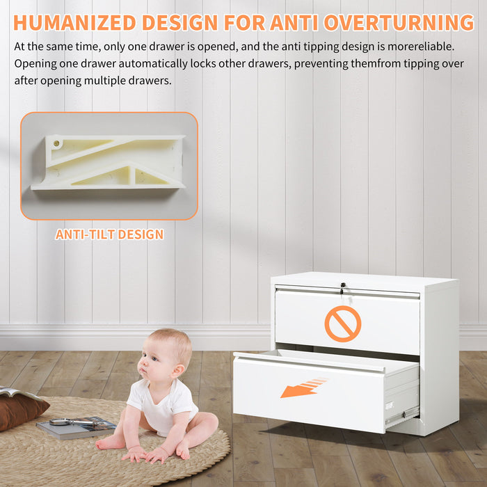 Premium Drawer Metal Lateral File Cabinet With Lock