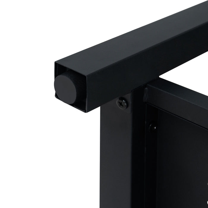 Modern Freestanding Bathroom Vanity With Ceramic Sink, Hot And Cold Faucet, Storage Cabinet & Open Shelf