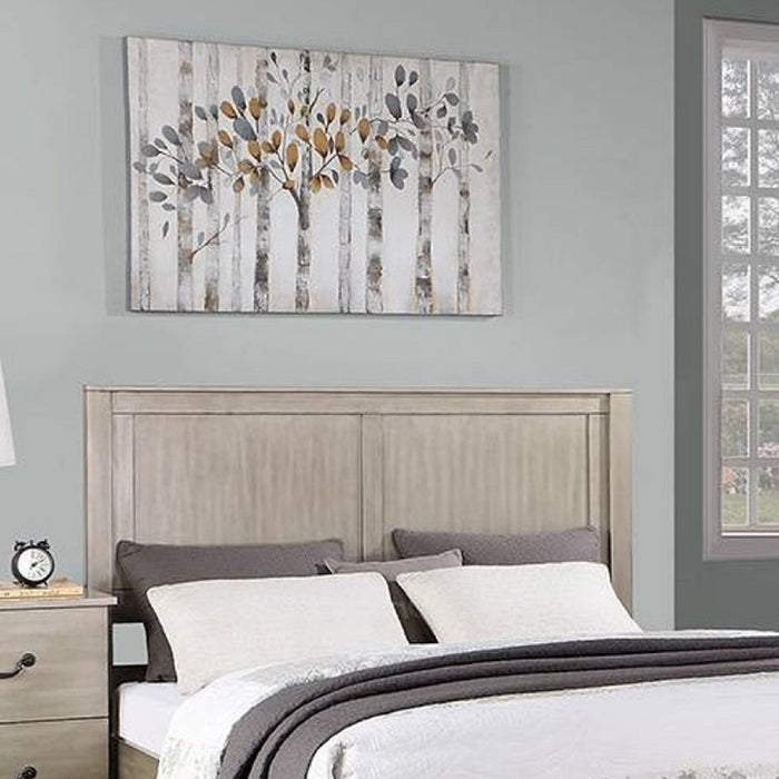 Bed With 2 Panel Headboard