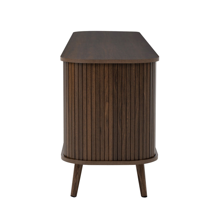 70" TV Stand, Media Center With Ample Storage - Dark Brown