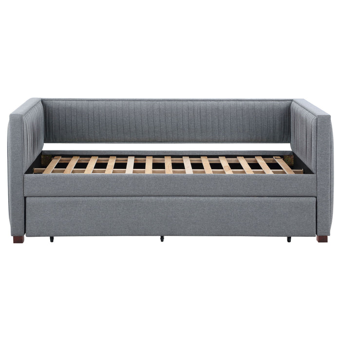 Vendman - Twin Daybed With Trundle - Gray