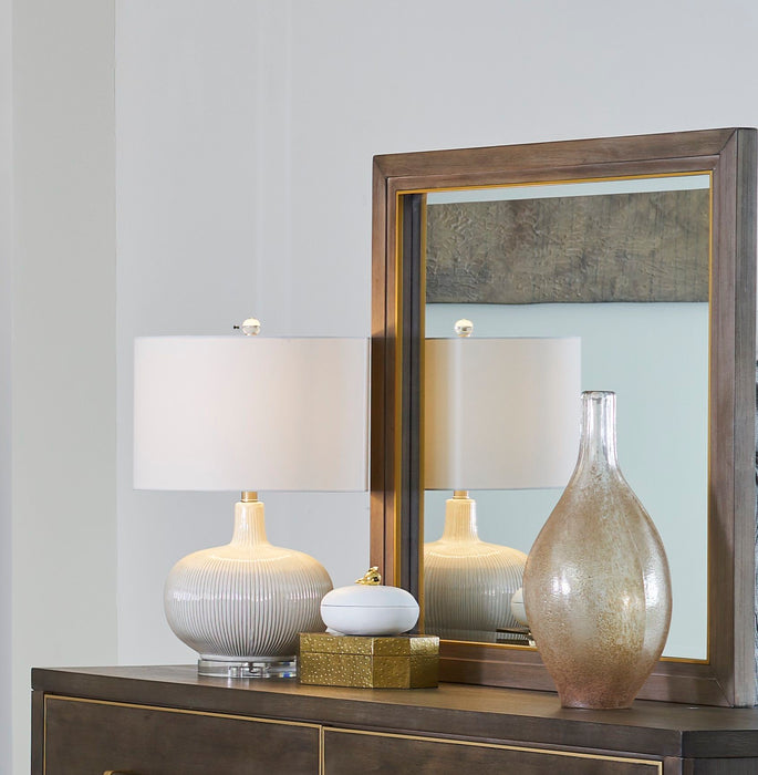 Mirror - Sandblasted Walnut