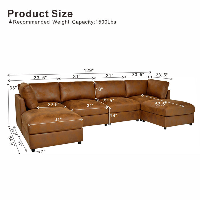 Modular Sectional With Custom Configuration