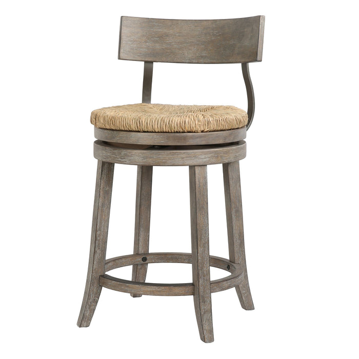 Stool With Natural Seagrass Seat