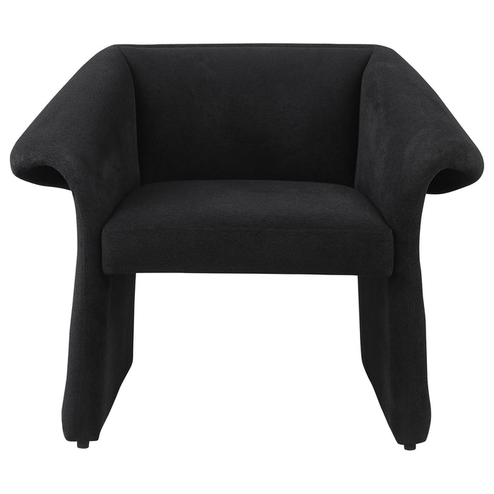 Mcdonald - Upholstered Sloped Arm Accent Chair - Black