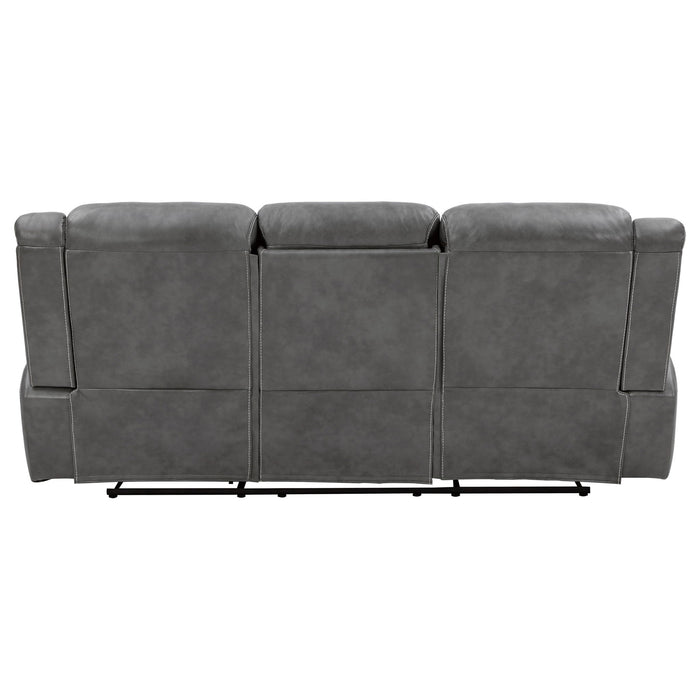 Hudson - Motion Sofa Pillow Top Arms Reclining Comfort - Gray