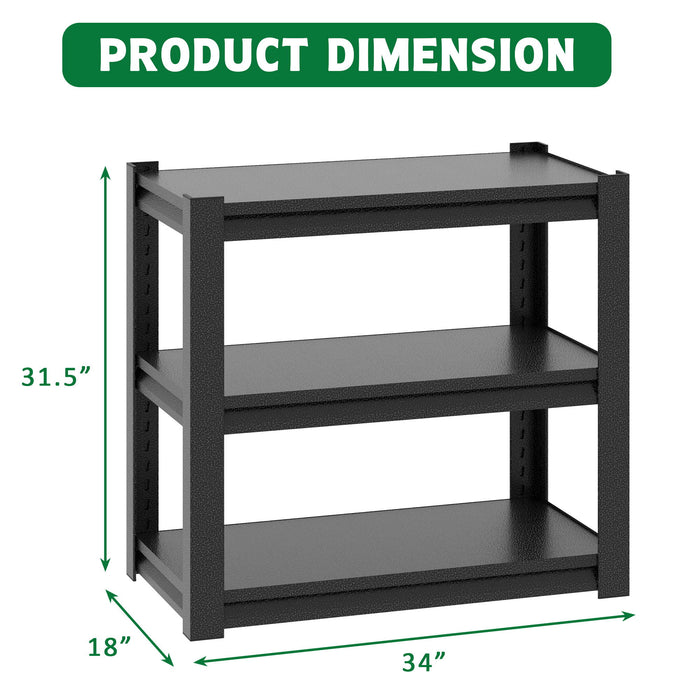 Stylish Metal Aquarium Stand For 20 - 30 Gallon Tanks, 3 Tier Adjustable Shelf