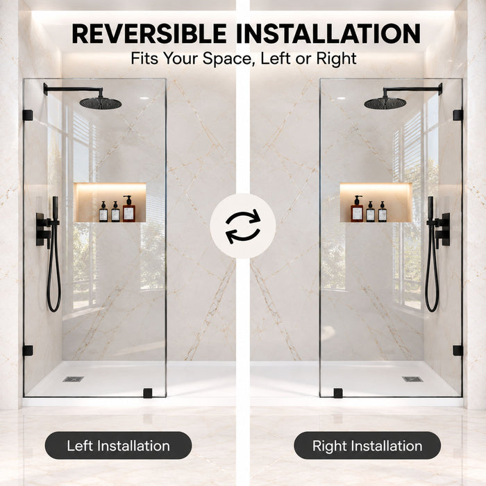 Frameless Walk-In Shower Glass Panel