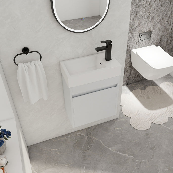 Sink Floating Bathroom Vanity With Soft Close Cabinet Door
