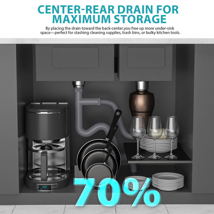 Topmount Drop In Kitchen Sink With Double Bowl Design