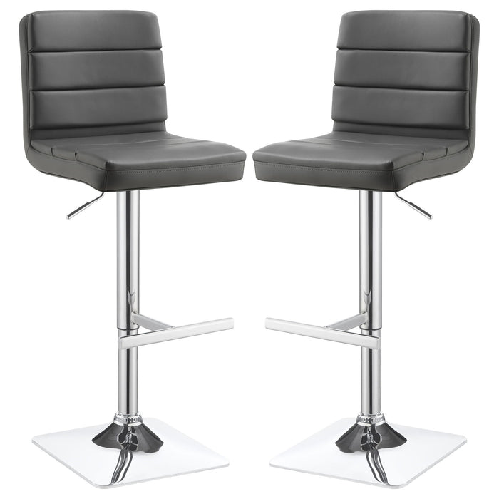 Adjustable Bar Stool (Set of 2) - Gray