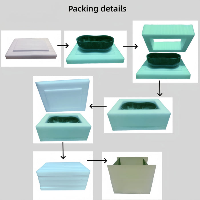 Bathroom Vessel Sink With Wavy Design