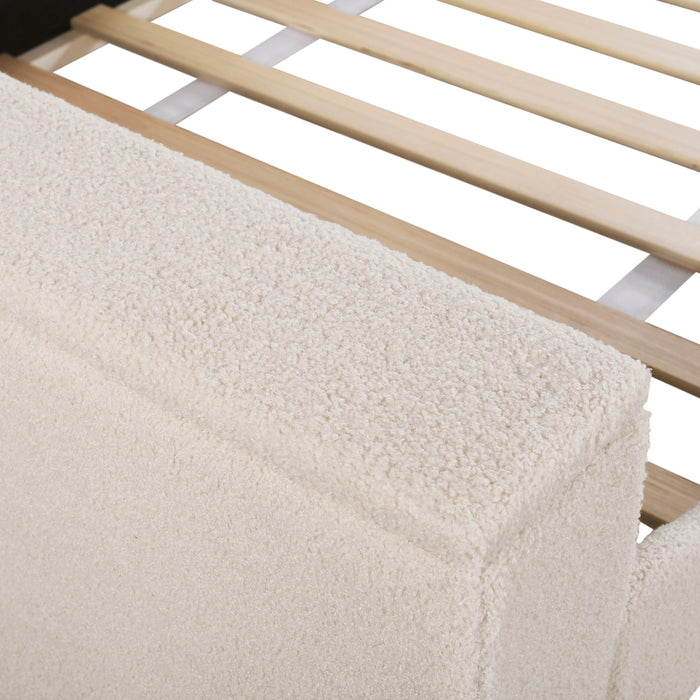 Upholstered Daybed With Storage Armrests, Trundle And Latest Integrated Bluetooth Audio System