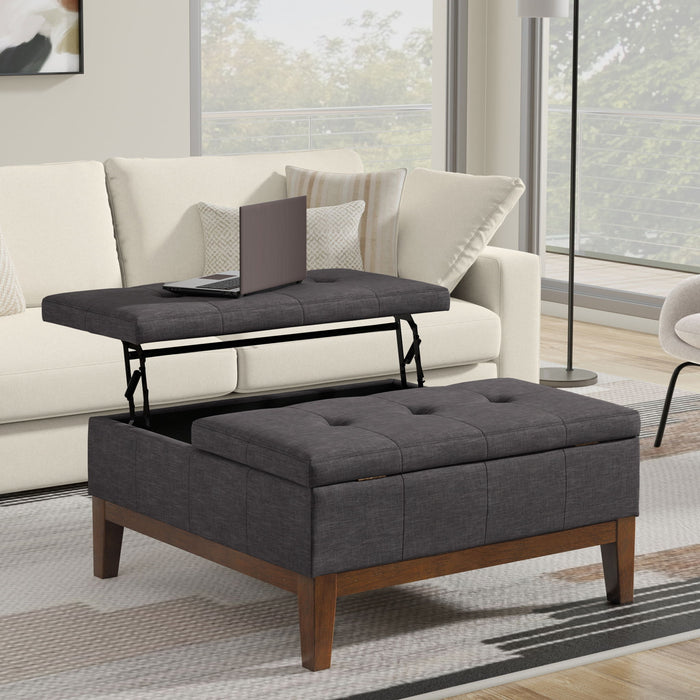 Dover - Multifunctional Lift Top Coffee Table Storage Ottoman