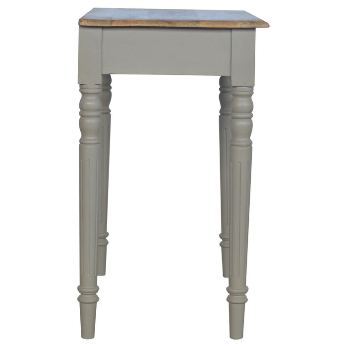 Hand Painted Writing Desk - Gray