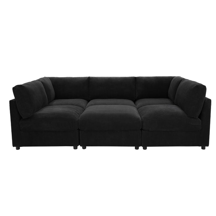 Modern Reversible Modular Sectional