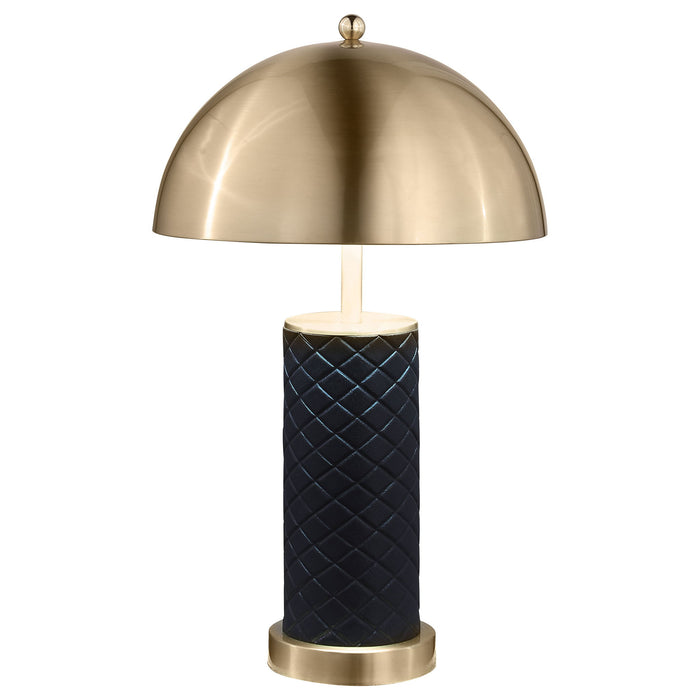 Mantova - Dome Quilted Lamp (Set of 2) - Black