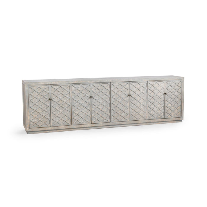 Malibu - 8 Door Cabinet - Blue Washed