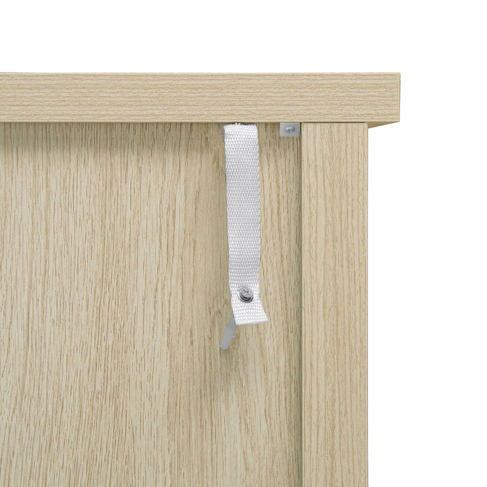 Hollowed Out Cabinet With 4 Doors, American Furniture, Suitable For Bedroom, Living Room, Study - Natural