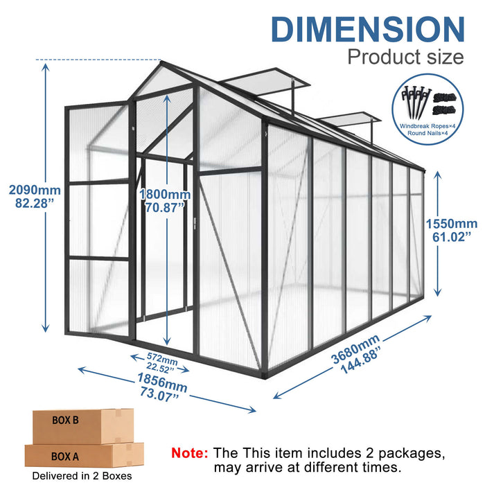 Gain Height Windproof house With Raised Base