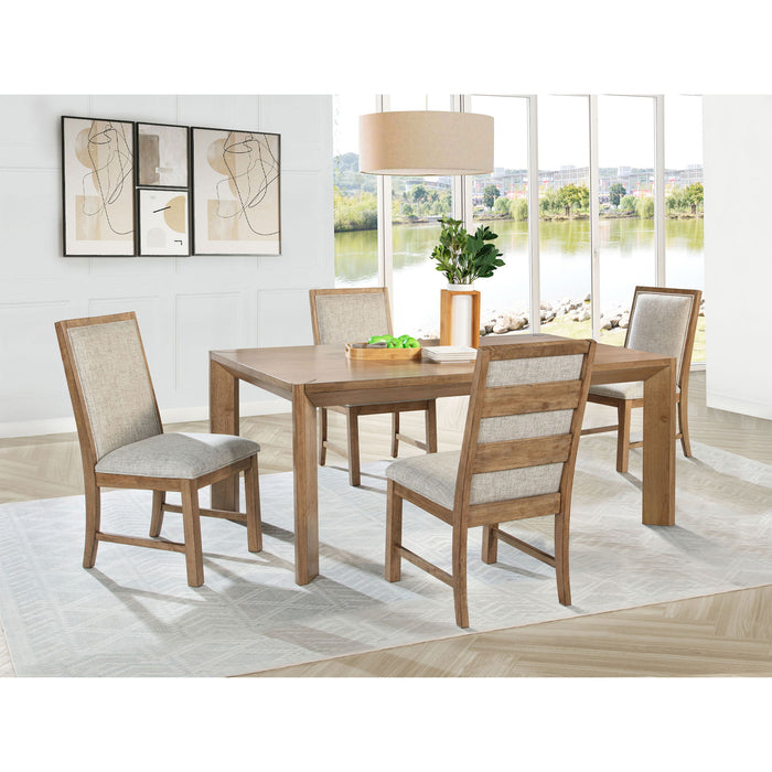 Rectangular Dining Set With Angular Legs
