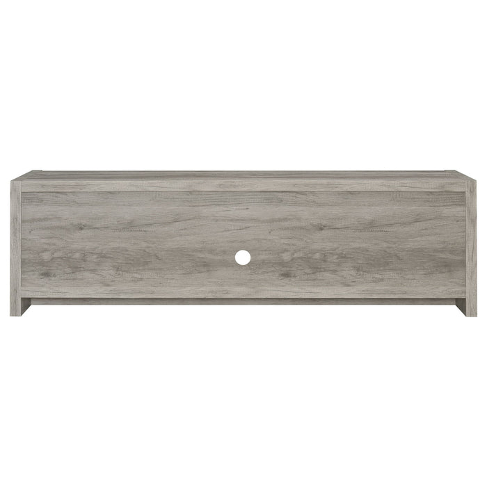 Conifer - TV Stand With Adjustable Shelves - Gray