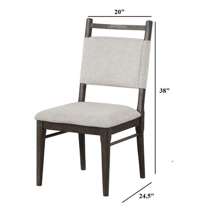 Upholstered Side Chairs (Set of 2) - Dark Walnut