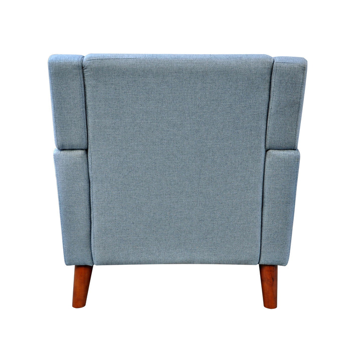 Luminaesque - Fabric Upholstered Armchair With Tufted Back