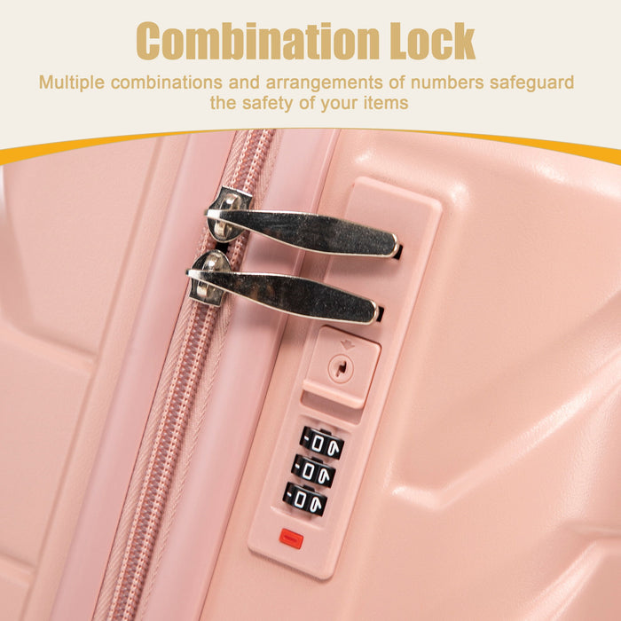 Hard Shell Travel Luggage With Scratch Resistant Surface