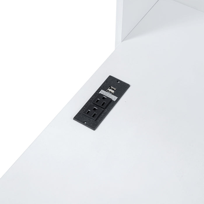 Daybed With 3 Drawers USB Ports And Desk