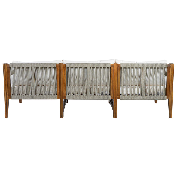 3 Piece Outdoor Sectional Sofa Set