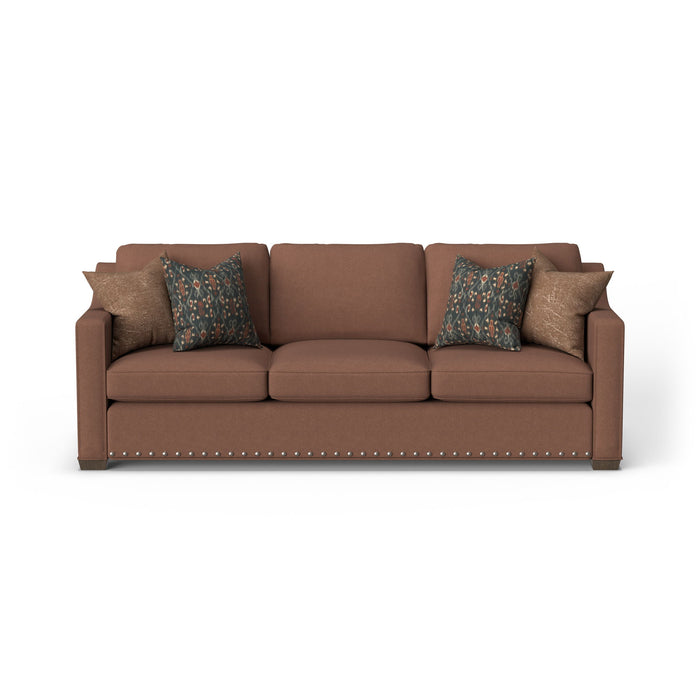 Milo - Fabric Sofa With Nailhead Trim