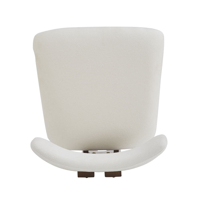 Modern Upholstered Armless Dining Chairs With Metal Legs