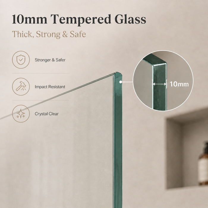 Frameless Walk-In Shower Glass Panel