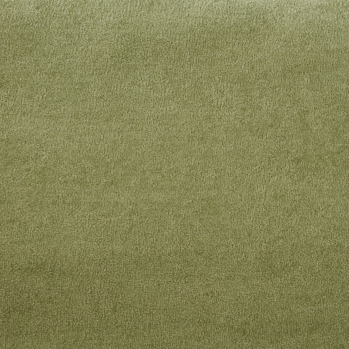 Modern Cozy Upholstered Armchair Sofa With Movable Ottoman