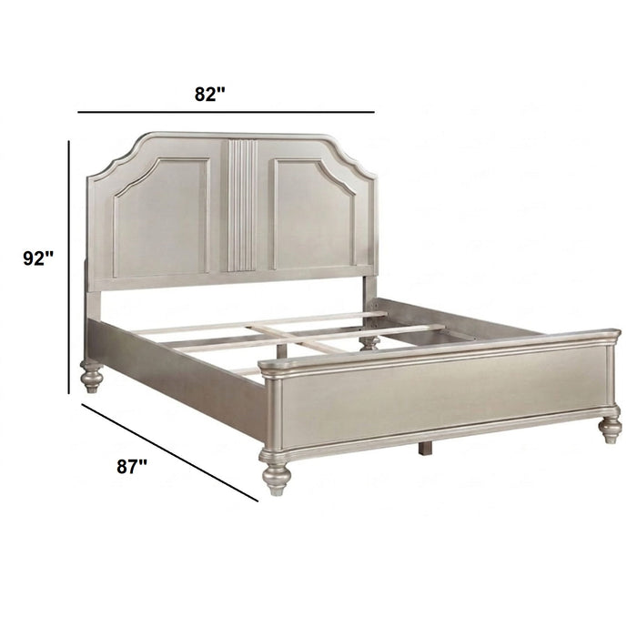 Traditional Design Panel Bed