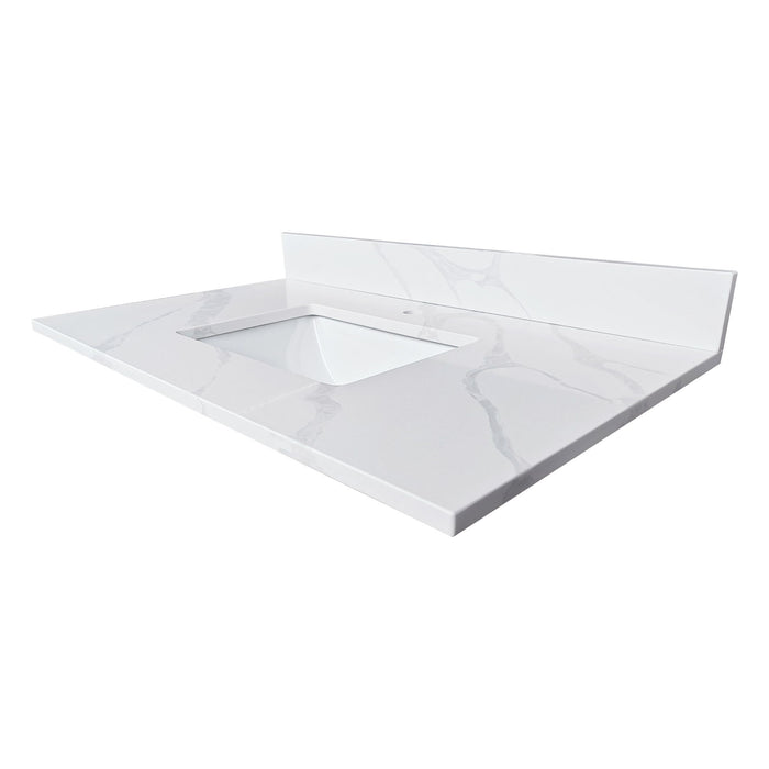 Bathroom Vanity Top With Undermount Single Bowl Sink