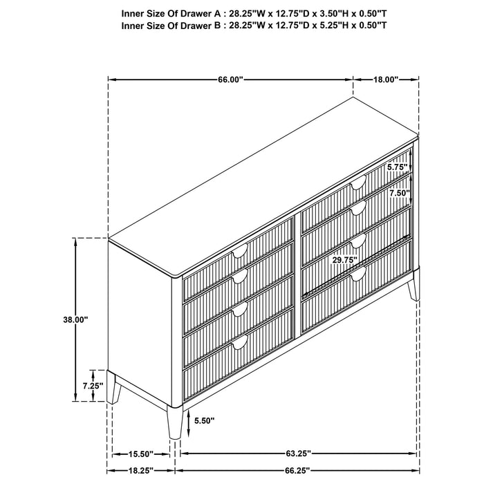 Ennis - Bedroom Set With Tufted Headboard
